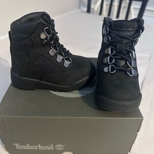 Timberland babies Black Lace-Up Boots